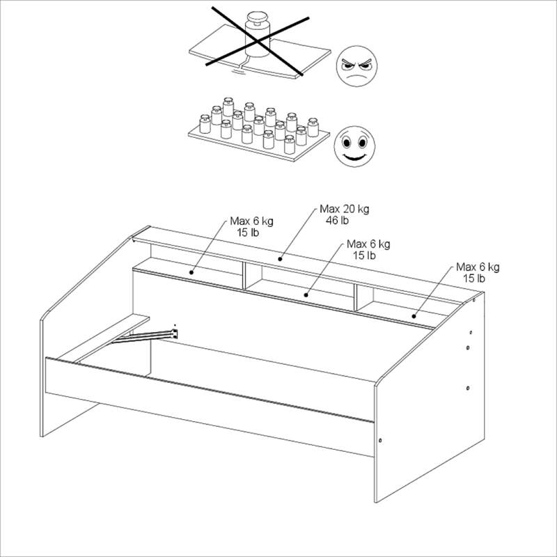 Sleep 2339 L290 Belastbarkeit 3